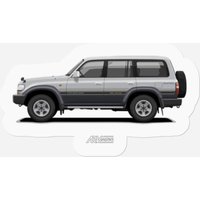 Toyota Land Cruiser 80 Vx Limited Silver-grey - Land Cruiser - Stickers — Autocollants et stickers