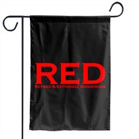 Red - Retired & Extremely Dangerous Garden Flags — Decorative Flags