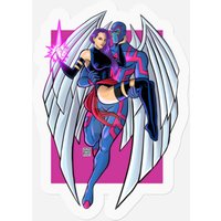 Archangel And Psylocke - Xmentshirt - Stickers