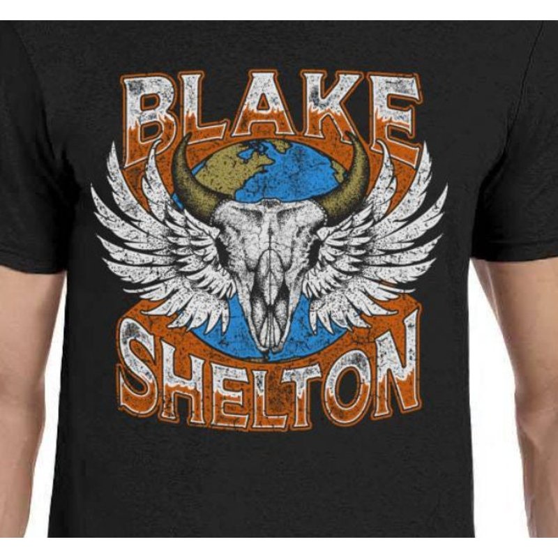 Blake Shelton Friends And Heroes Tee Shirt — Mens T Shirts