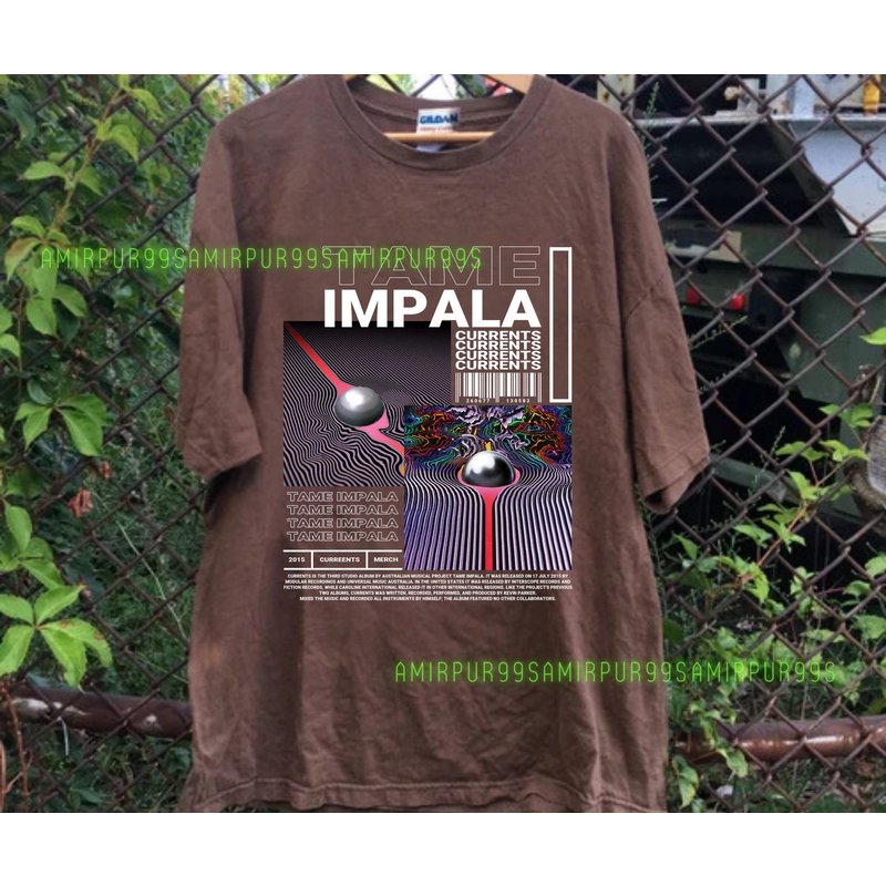 Tame Impala Vintage T-shirt, Tame Impala Currents Shirt — T-shirts pour hommes