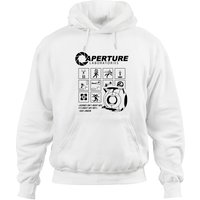 Aperture Lab. - Portal Game - Hoodies — Sweats à capuche pour hommes