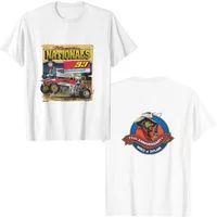 Vintage 1993 Knoxville Nationals Sprint Car T Shirt — T-shirts pour hommes