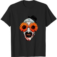 Art The Clown Terrifier 2 Sunflower Sunglasses T-shirt