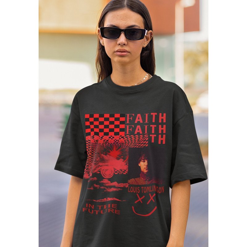 Faith In The Future Shirt, 2022 Louis Tomlinson Bigger Than Me Shirt — T-shirts pour hommes