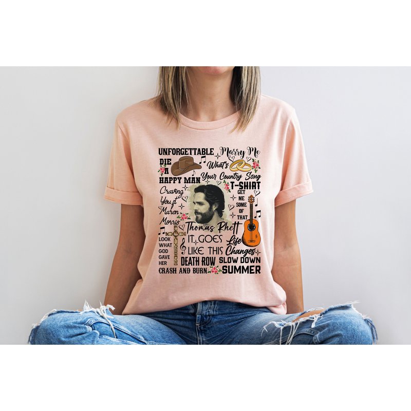 Thomas Rhett Tour 2023 T-shirt — T-shirts pour hommes