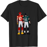 Travis And Jason Kelce Back-to - Kelce Brothers T-shirt