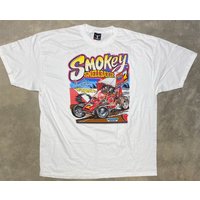 Rare! 2004 Nos Larry Smokey Snellbaker Super Sportsman Sprint Car T Shirt — T-shirts pour hommes