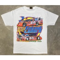 Vintage 2003 Rick Eckert #24 Dirt Late Model Glow In The Dark T Shirt