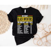 History Of Forgotten Black Inventors Black History Month T-shirt — T-shirts pour hommes