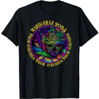 Beautiful Mardi Gras 2023 Ornate Mask Mardi Gras T-shirt