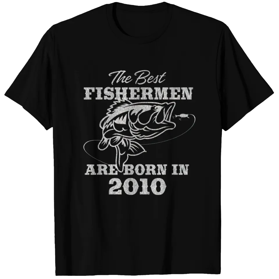 T-shirt d'anniversaire de 13 ans pour pêcheur : Pêche 2010 — T-shirts pour hommes
