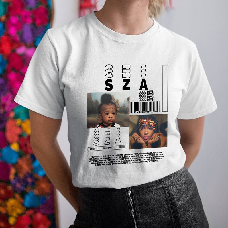 Sza Vintage T-shirt, Sza Merch, Good Days 90's Vintage T-shirt — T-shirts pour hommes
