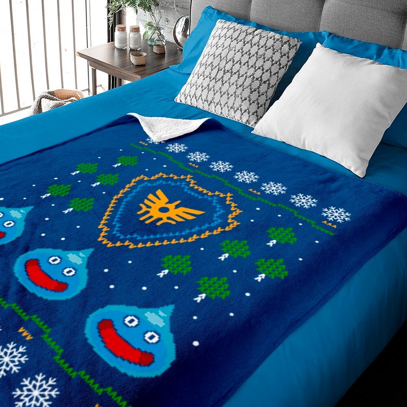 Slime Ugly Christmas Sweater - Dragon Quest Slime - Baby Blankets — Baby Blankets