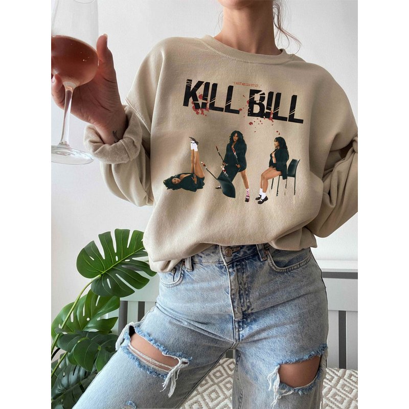 Kill Bill S.z.a Sos Shirt, Sos Album Cover Sweatshirt
