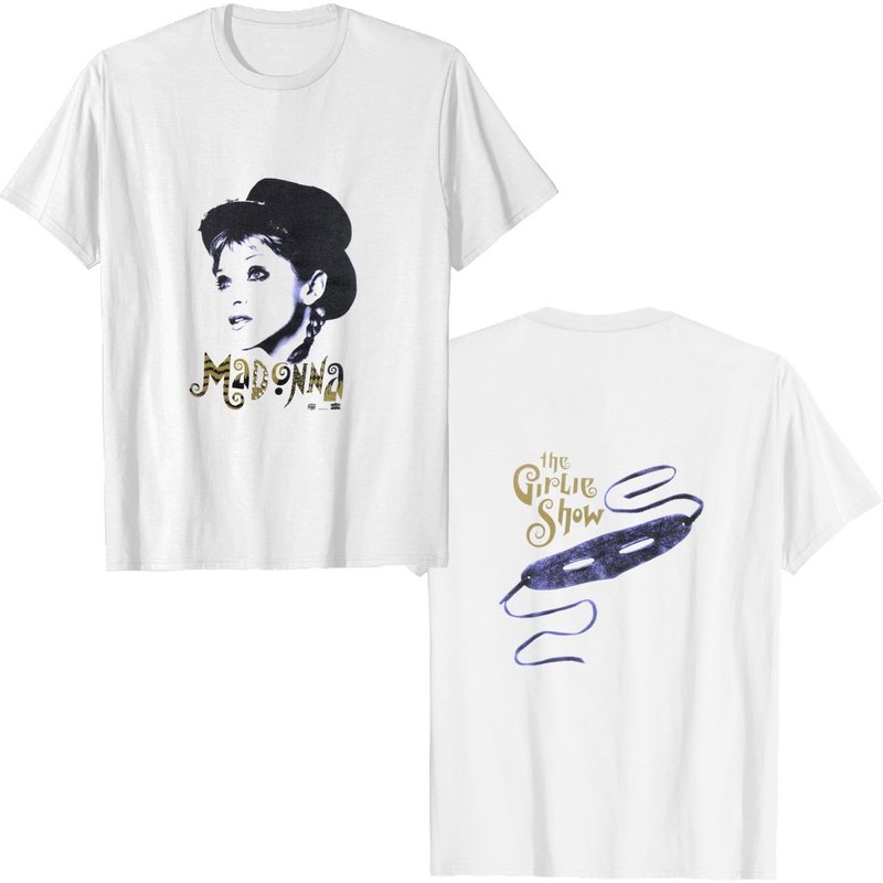 Vintage 90s Madonna Girlie Show 1993 Pop Music Shirt