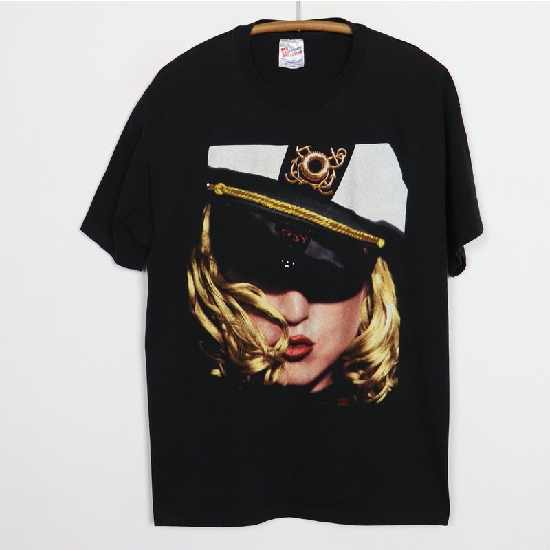 Vintage 1993 Madonna The Girlie Show Shirt — T-shirts pour hommes