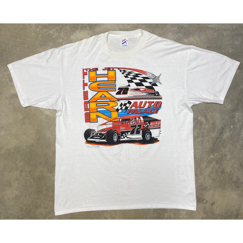 Vintage 1992 Brett The Jet Hearn Dirt Super Dirt Modified T Shirt — T-shirts pour hommes