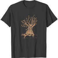 Radiohead Tree Charcoal Grey T-shirts — T-shirts pour hommes
