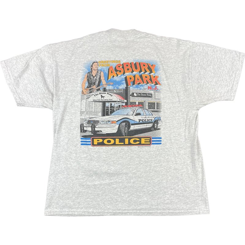 Vintage Bruce Springsteen Greetings From Asbury Park Police 2002 T-shirt