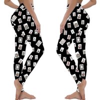 Black Mahjong Leggings