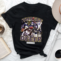 Justin Jefferson Threee Deeep Dreams Shirt, Vintage Threee Deeep Shirt