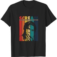 Scream Movie We All Go A Little Mad Sometimes Vintage T-shirt — Mens T Shirts