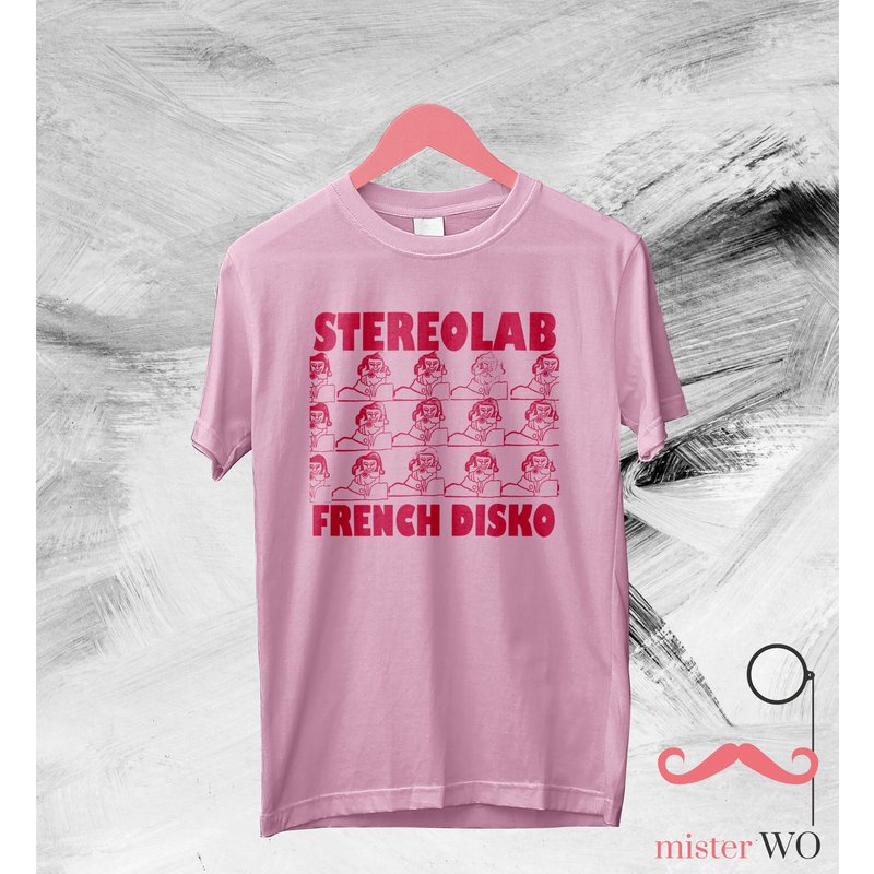 Stereolab French Disko Vintage T-shirt - Stereolab Shirt — Mens T Shirts