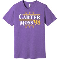Carter & Moss '98 T-shirt, Football Legends For President Fan Shirt