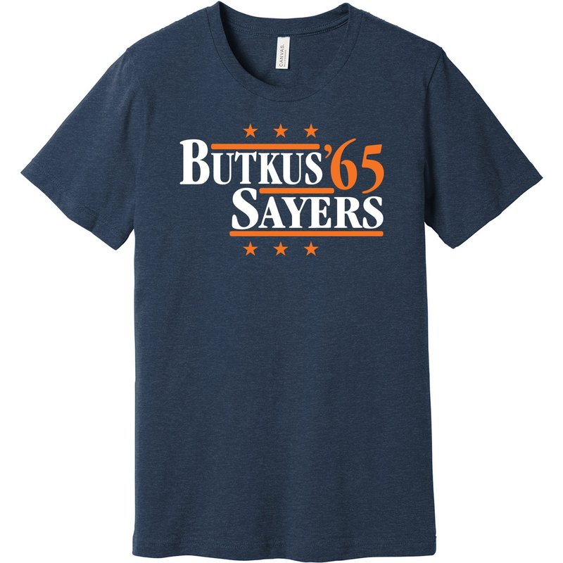 Sayers & Butkus '65 T-shirt, Football Legends For President Fan Shirt — Mens T Shirts