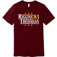 Riggins & Theismann '83 T-shirt, Football Legends For President Fan Shirt