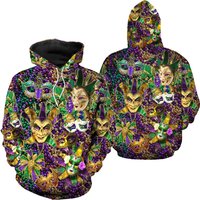 Mardi Gras Festival Hoodie For Men And Women — Sweats à capuche pour hommes