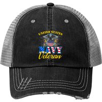 United States Navy Veteran - United States Navy Veteran - Trucker Hats