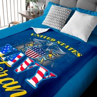 United States Navy Veteran - United States Navy Veteran - Baby Blankets — Couvertures pour bébé