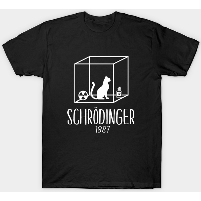 Schrodingers Cat In A Box - Schrodingers Cat - T-shirt