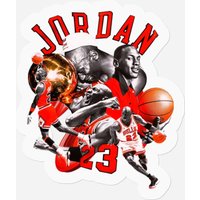 Michael Jordan Stickers, Mj Stickers, Jordan Stickers — Stickers & Decals