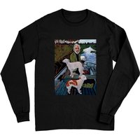 Goodfellas Painting Old Man With Dog Long Sleeves — Mens T Shirts