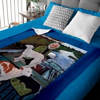 Goodfellas Painting Old Man With Dog Baby Blankets — Couvertures pour bébé