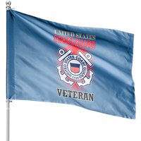 United States Coast Guard Veteran - Us Coast Guard Veteran - House Flags