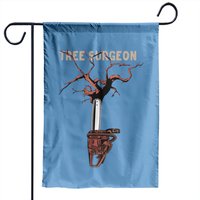 Tree Climber Art Gift For Arborists - Arborist - Garden Flags