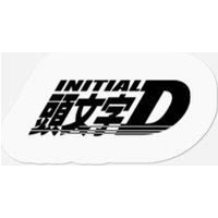 Initial D Logo - Initial D - Stickers — Stickers & Decals