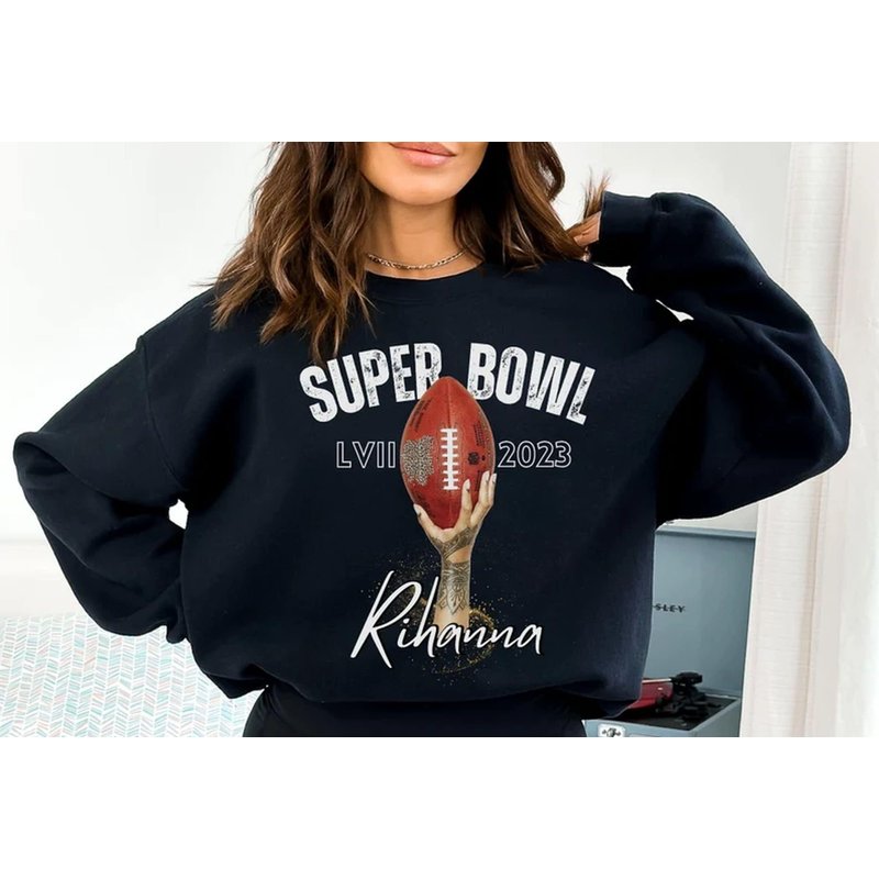 Rihanna Supper Bowl 2023 Sweatshirt — Sweats à capuche pour hommes