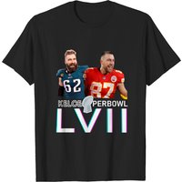 Kelce-per Bowl Lvii T-shirt — T-shirts pour hommes