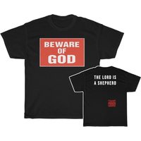 Marilyn Manson Beware Of God Shirt — T-shirts pour hommes