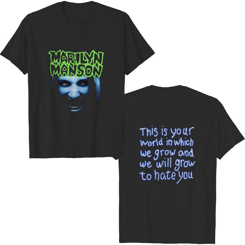 Marilyn Manson Portrait Of An American Family Era T-shirt — T-shirts pour hommes
