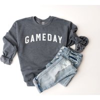 Game Day Sweatshirt, Baseball Sweatshirt, Basketball Sweatshirts