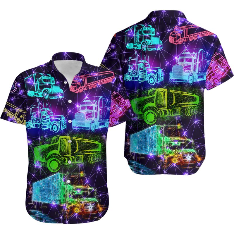 Cdl Trucker Summer Vacation Hawaiian Shirt