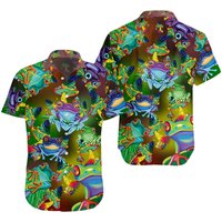 Frogs Hawaiian Summer Vacation Hawaiian Shirt