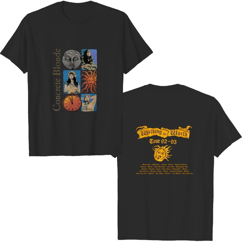 1992 Concrete Blond Walking The World Tour 92-93 T-shirt