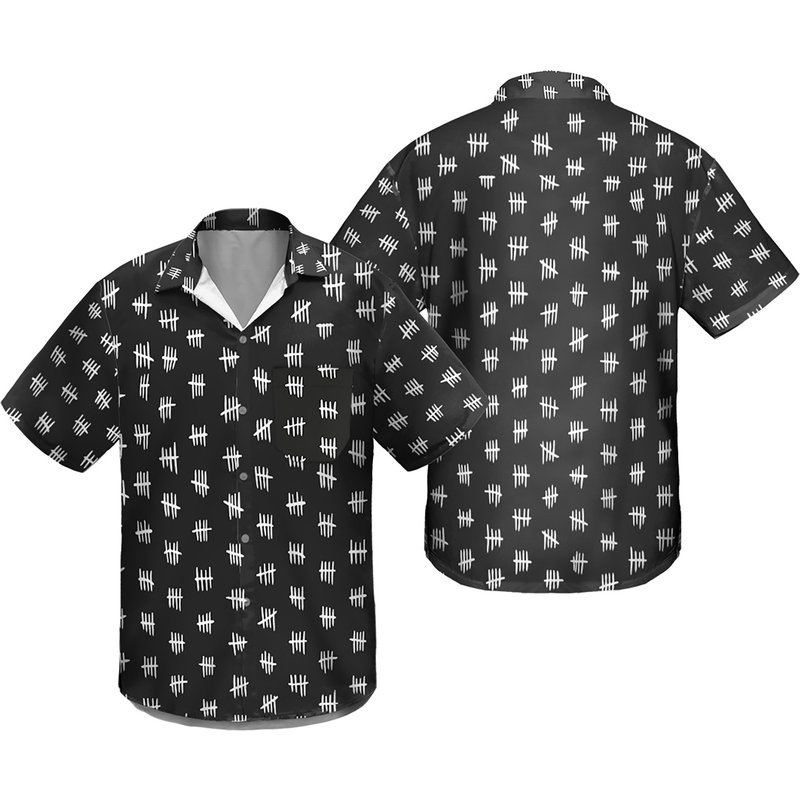 Men's Doctor Who Inspired Hawaiian Shirt — Chemises décontractées pour hommes